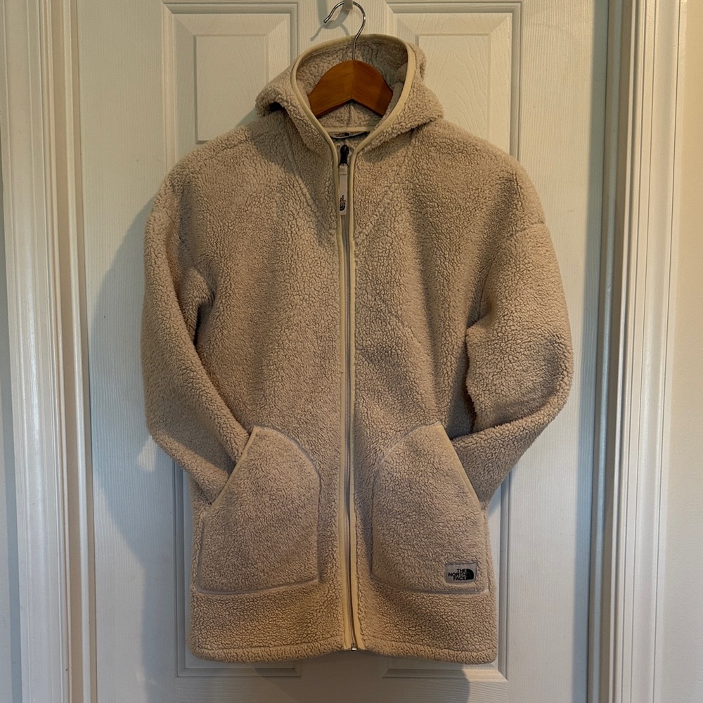 The North Face Girl Tan Fleece Jacket